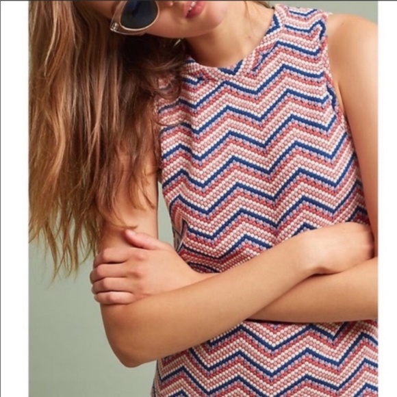 Anthropologie 9-h15 stcl Zig Zag Blouse - Picture 1 of 4